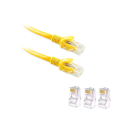 100 Mb / s Czysta miedź HDPE Cat5e Kabel UTP LAN Komputer Podłącz kabel krosowy