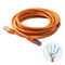 Pomarańczowy kabel Ethernet Cat7 o długości 1000 stóp 600 MHz 10 gb/s