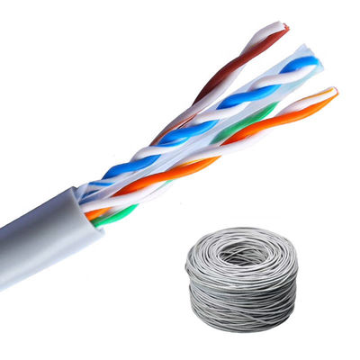 Szary kabel miedziany Rosh Ethernet Lan UTP Cyfrowa sieć ISDN