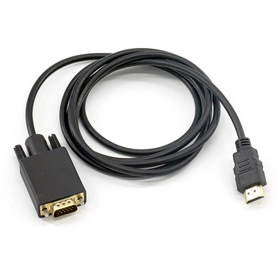 Przejściówka HDMI na VGA HD 1,8 m Kabel konwertujący laptopa do projektora