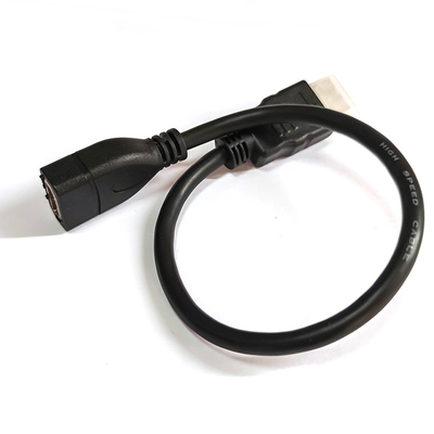 3D OD 5,5 mm Ekranowany kabel HDMI High Speed ​​​​Męski na żeński przedłużacz