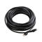 Czarny kabel Ethernet Lan 23AWG 4P CCA Cat6 3m 5m 10m 20m